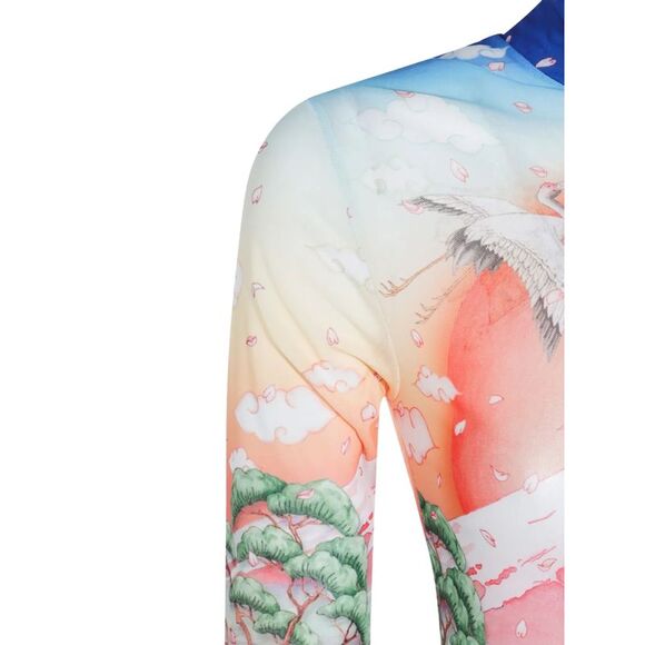 Casablanca Women Long-Sleeved Top With Graphic Print - Picture 4 of 4